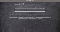 Desktop Screenshot of chrzescijanie.pl