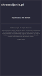 Mobile Screenshot of chrzescijanie.pl
